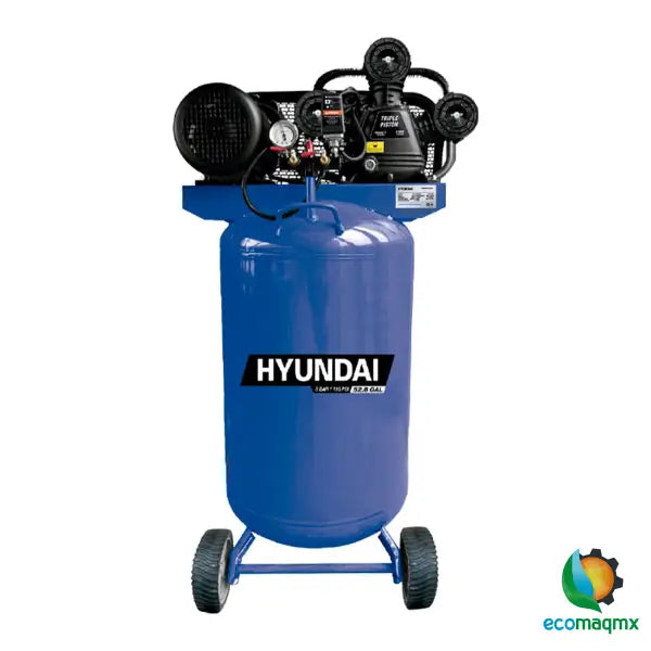 Compresor De Aire Eléctrico Profesional Hyundai 200 Litros