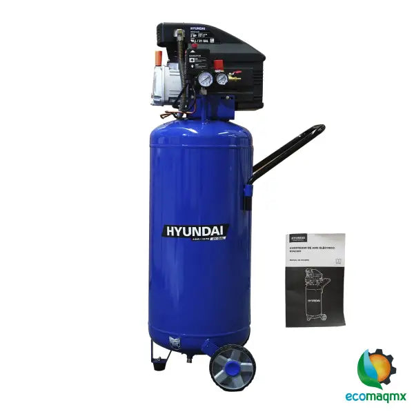 Compresor De Aire Eléctrico Profesional Hyundai 80 Litros 2