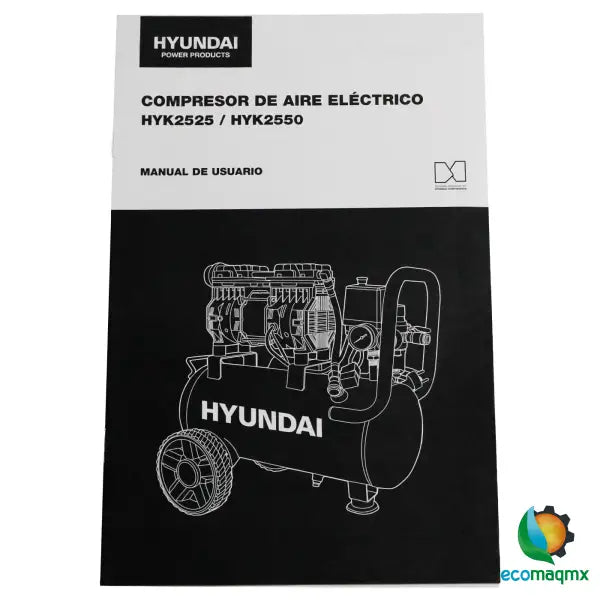 Compresor De Aire Silencioso Libre de Aceite Hyundai 50
