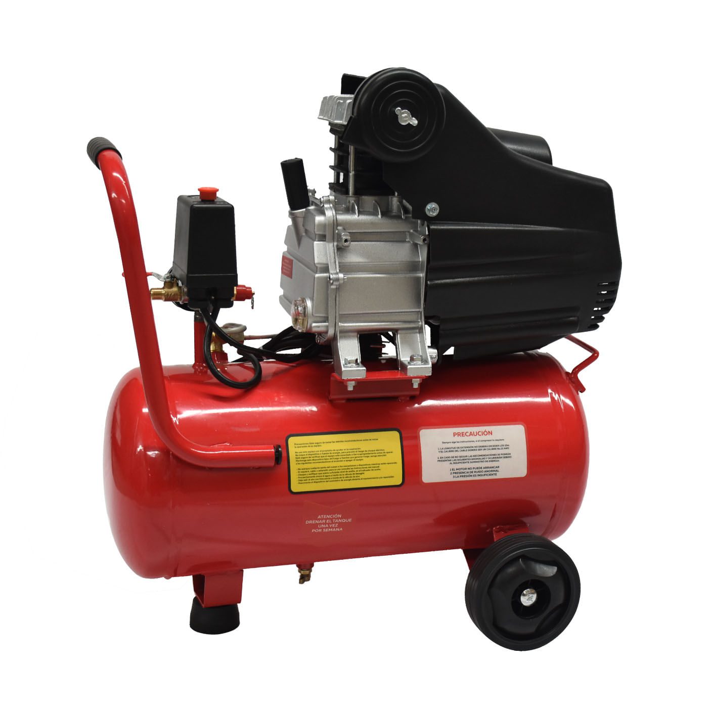 Compresor De Aire Eléctrico Stallion 25 Litros 2.5 Hp Horizontal C/manguera Y Pistola – Stwr25