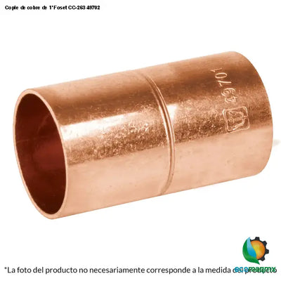 Cople de cobre de 1’ Foset CC-263 49702