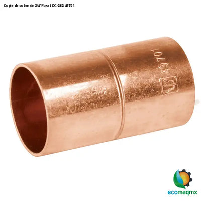 Cople de cobre de 3/4’ Foset CC-262 49701