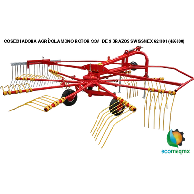 COSECHADORA AGRÍCOLA MONO ROTOR 3.3M DE 9 BRAZOS SWISSMEX