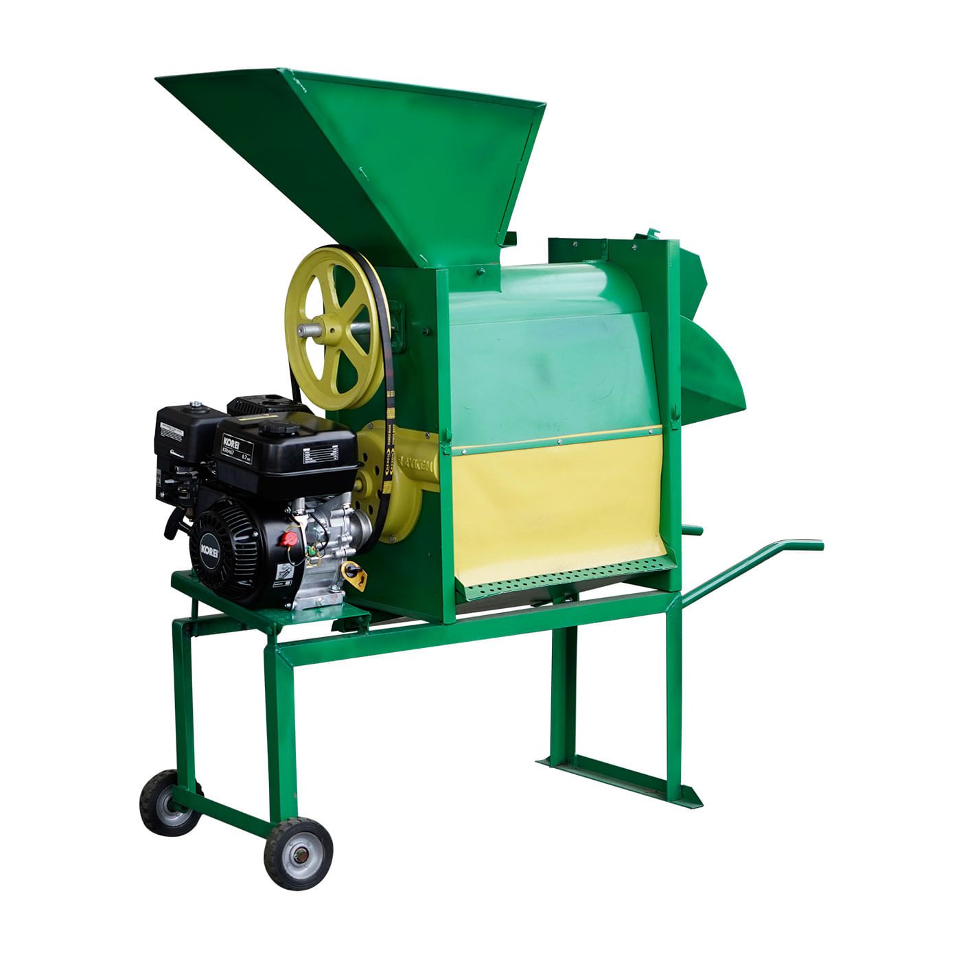 Desgranadora de Maíz con Motor a Gasolina de 6.7 hp Korei Rkdm1800-kr67
