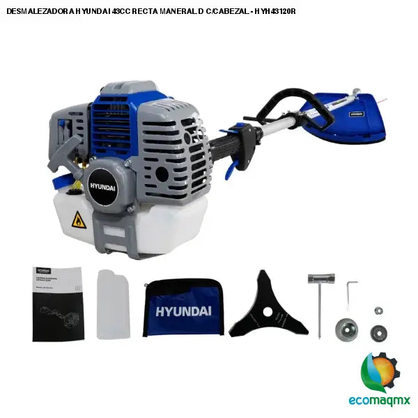 DESMALEZADORA HYUNDAI 43CC RECTA MANERAL D C/CABEZAL -