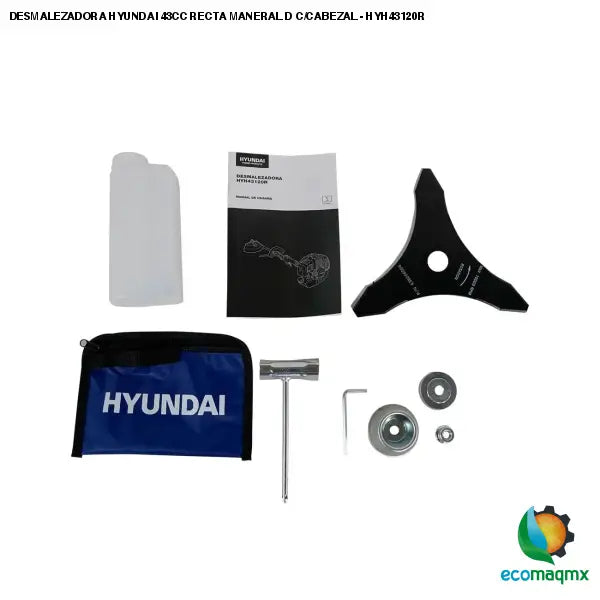 DESMALEZADORA HYUNDAI 43CC RECTA MANERAL D C/CABEZAL -