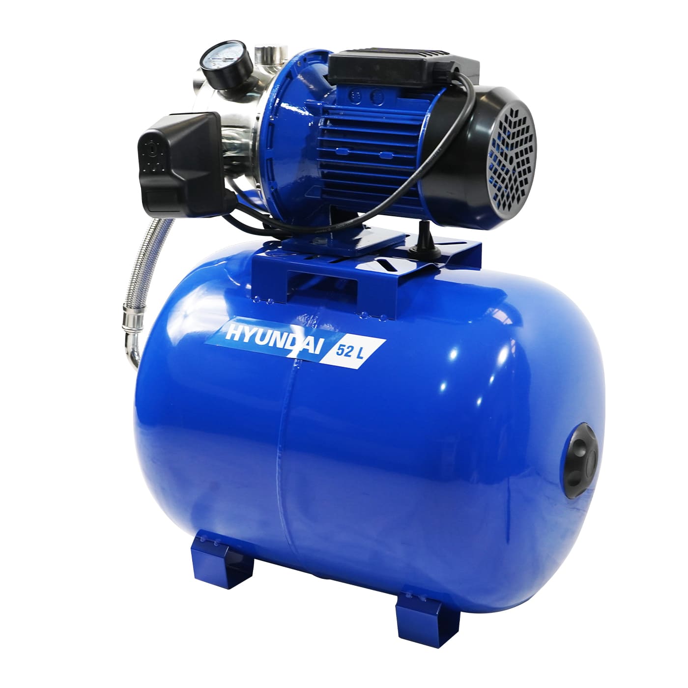 Hidroneumatico Bomba De Agua Eléctrica Profesional Hyundai 1 Hp 52 Litros 110v/60hz – Hidro50