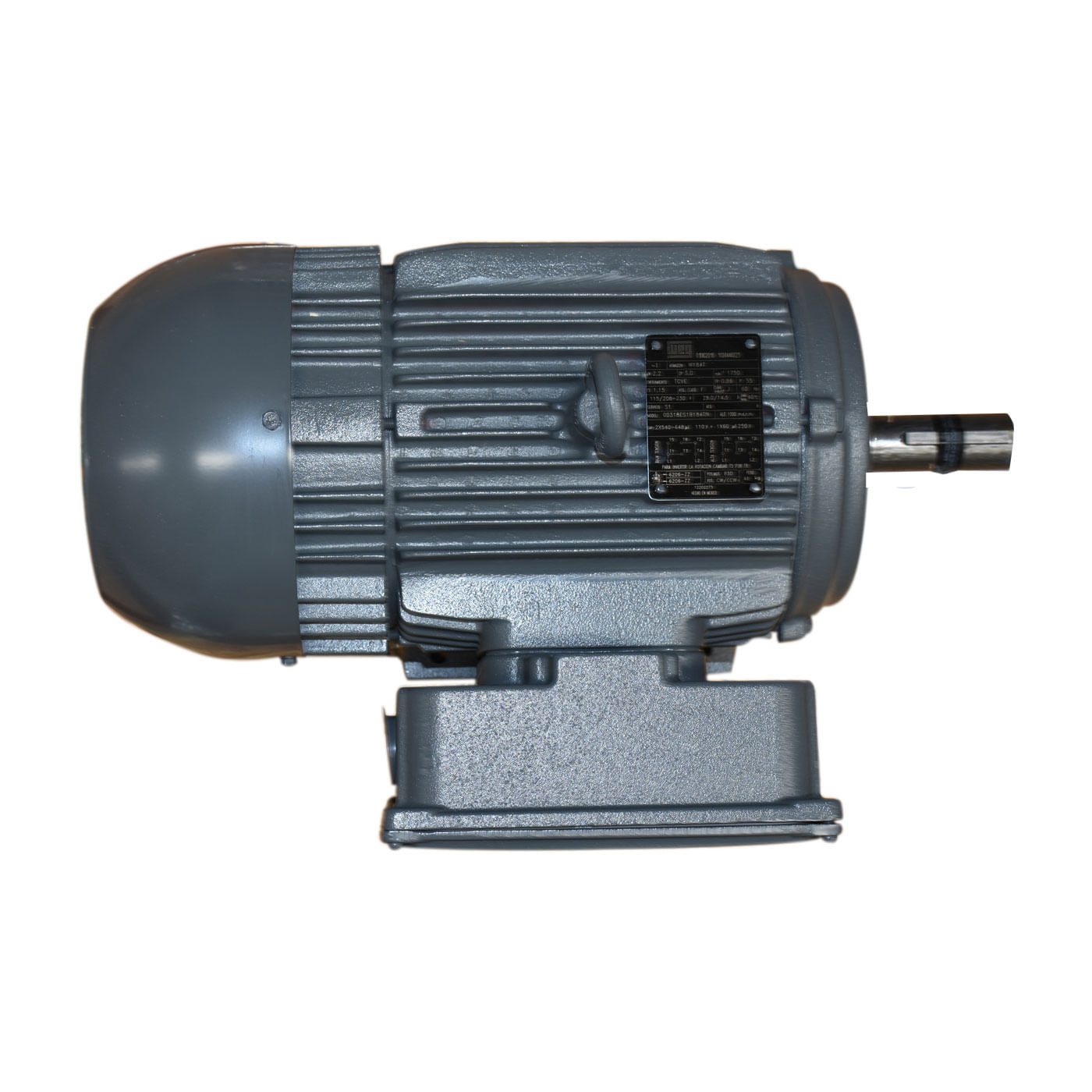 Motor Eléctrico WEG 7.5 HP Monofásico 110/220 V 4 Polos 1725 RPM - RMWM7.5