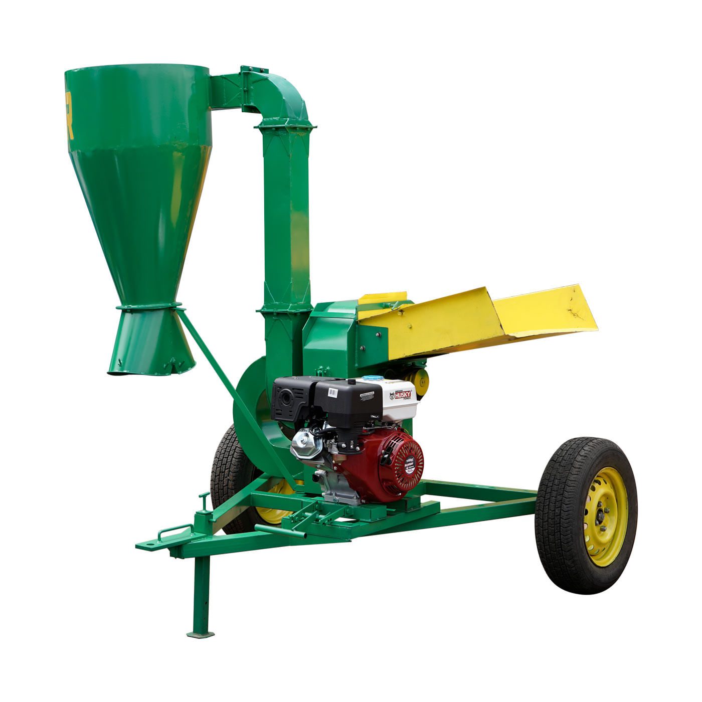Molino Picadora Desintegradora de Forraje con Ciclon Encostalador Motor Husky Power 16 Hp a Gasolina Rkpdc30r-hsk16
