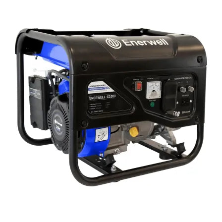 Generador portátil a gasolina 1000 watts monofasico 127v ENERWELL® -   ENERWELL-G1000
