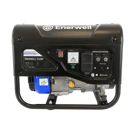 Generador portátil a gasolina 1000 watts monofasico 127v ENERWELL® -   ENERWELL-G1000