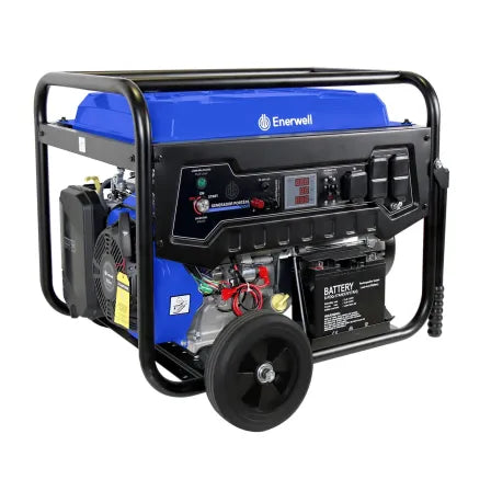 Generador portátil a gasolina 8500 watts monofasico 127 -220v ENERWELL® -   ENERWELL-G8000