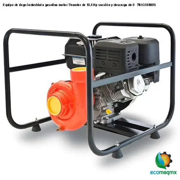 Equipo de riego industrial a gasolina motor Thunder de 13.5