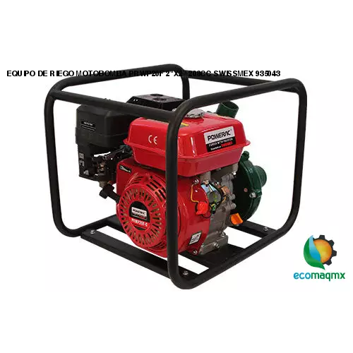 EQUIPO DE RIEGO MOTOBOMBA PRWP20F 2X2 208CC SWISSMEX 935043