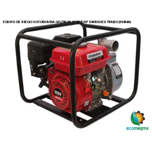 EQUIPO DE RIEGO MOTOBOMBA QGZ50-32 2-2 7 HP SWISSMEX 709225