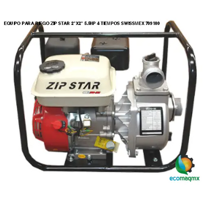 EQUIPO PARA RIEGO ZIP STAR 2X2 5.5HP 4 TIEMPOS SWISSMEX