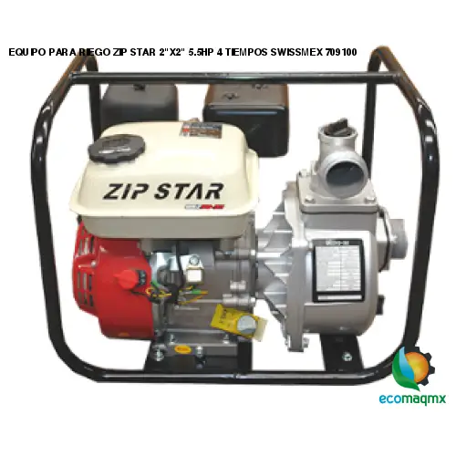 EQUIPO PARA RIEGO ZIP STAR 2X2 5.5HP 4 TIEMPOS SWISSMEX