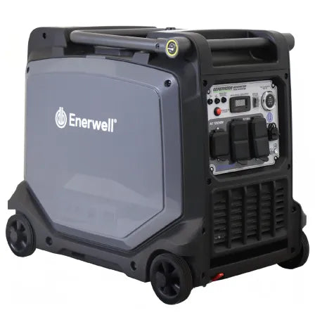 Generador Inverter portátil a gasolina 5000 watts monofasico 127-220V ENERWELL® -   EWGINV-5K-GSL-M