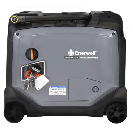 Generador Inverter portátil a gasolina 5000 watts monofasico 127-220V ENERWELL® -   EWGINV-5K-GSL-M