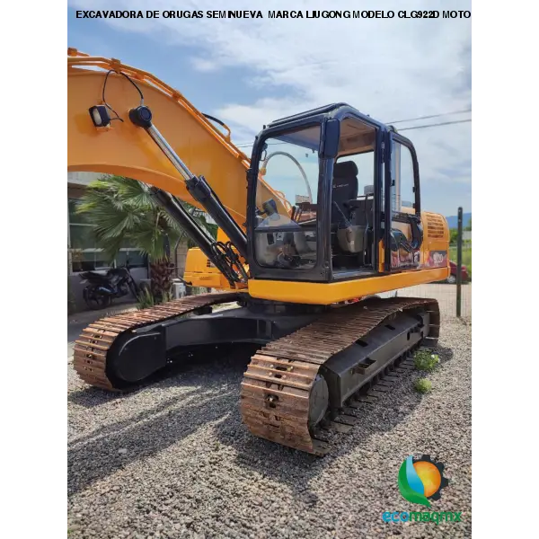 EXCAVADORA DE ORUGAS SEMINUEVA MARCA LIUGONG MODELO CLG922D