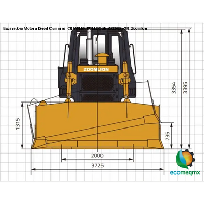 Excavadora Motor a Diesel Cummins CRAWLER BULLDOZE