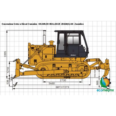 Excavadora Motor a Diesel Cummins CRAWLER BULLDOZE