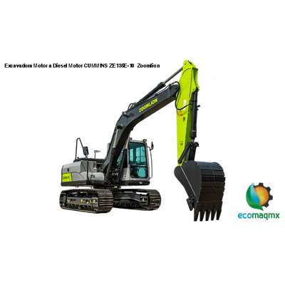 Excavadora Motor a Diesel Motor CUMMINS ZE135E-10 Zoomlion -