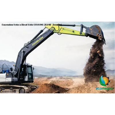 Excavadora Motor a Diesel Motor CUMMINS ZE215E Zoomlion -