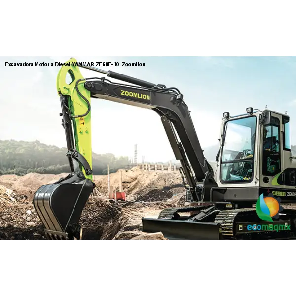 Excavadora Motor a Diesel YANMAR ZE60E-10 Zoomlion -