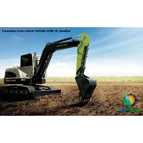 Excavadora Motor a Diesel YANMAR ZE60E-10 Zoomlion -