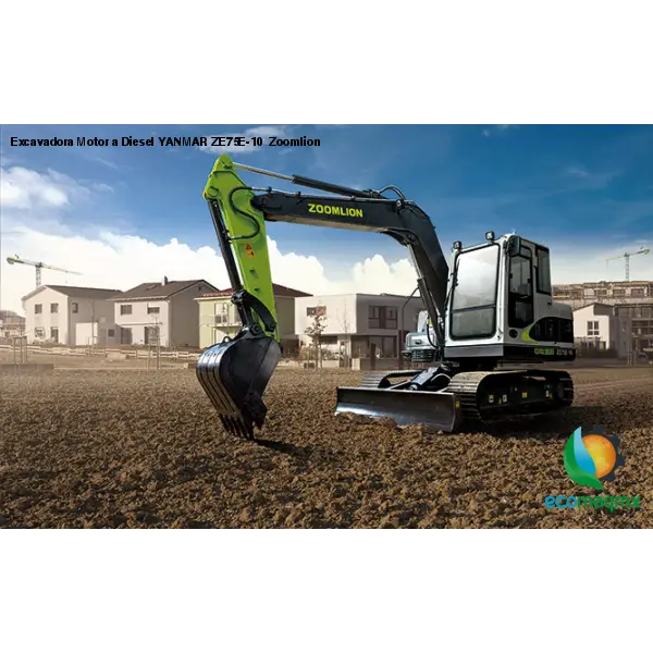 Excavadora Motor a Diesel YANMAR ZE75E-10 Zoomlion -