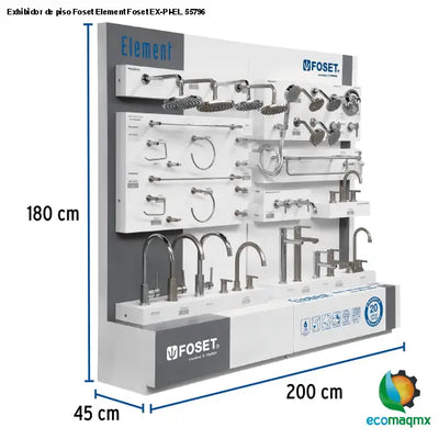 Exhibidor de piso Foset Element Foset EX-PI-EL 55796