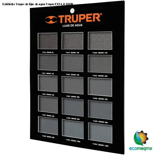 Exhibidor Truper de lijas de agua Truper EXT-LA 55559
