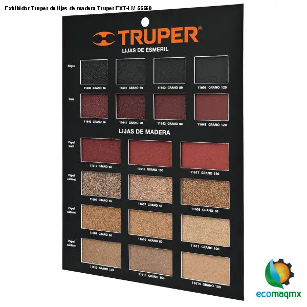 Exhibidor Truper de lijas de madera Truper EXT-LM 55560