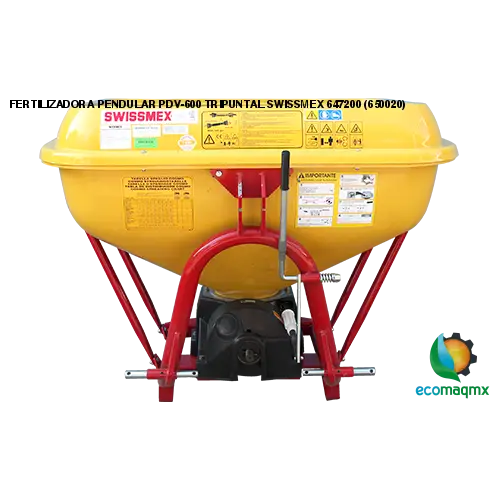 FERTILIZADORA PENDULAR PDV-600 TRIPUNTAL SWISSMEX 647200