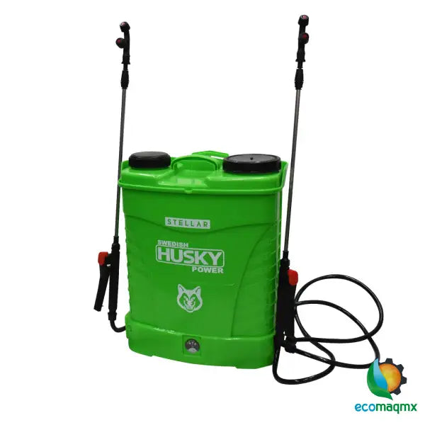 Fumigadora Aspersora 2 Varillas 18L Eléctrica 12V Bateria Recargable Husky STELLAR