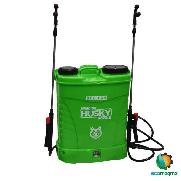 Fumigadora Aspersora 2 Varillas 18L Eléctrica 12V Bateria Recargable Husky STELLAR