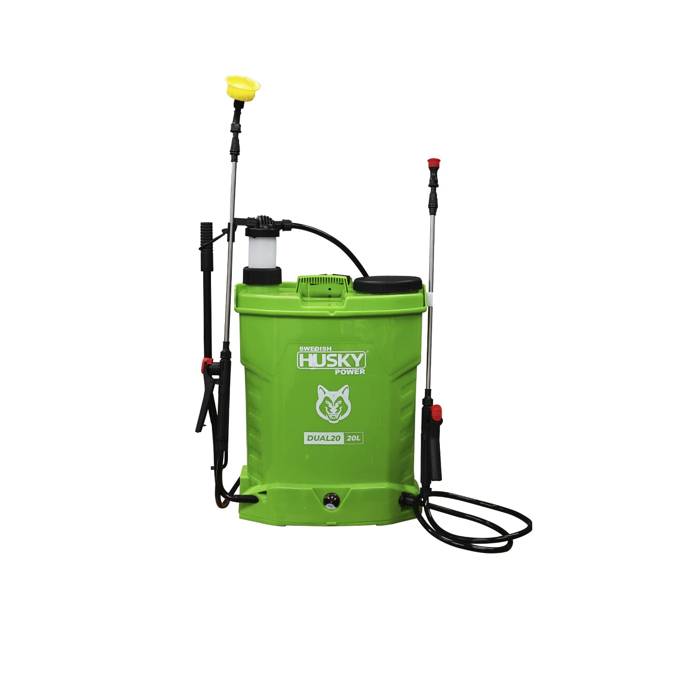 Fumigadora Aspersora Hibrida Swedish Husky Power Eléctrica Y Manual 20 Litros – Dual20