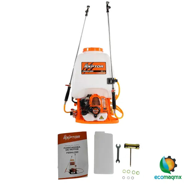 Fumigadora Raptor 25 Litros 26CC 1.2 HP C/Doble Varilla