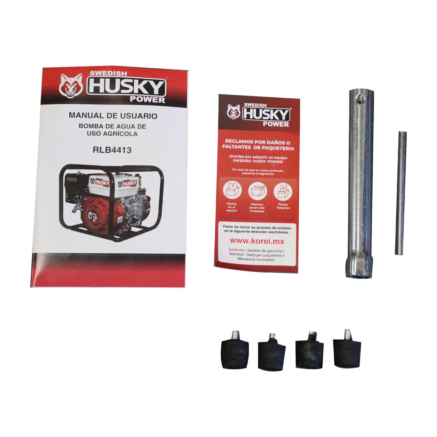 Bomba De Agua Autocebante Swedish Husky Power 13 Hp 4×4 Pulgadas 4 Tiempos – Rlb4413