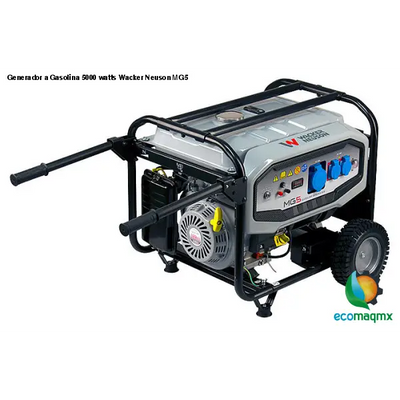 Generador a Gasolina 5000 watts Wacker Neuson MG5 -