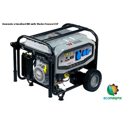 Generador a Gasolina 6500 watts Wacker Neuson MG7 -