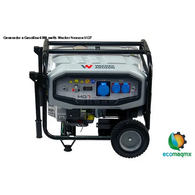 Generador a Gasolina 6500 watts Wacker Neuson MG7 -