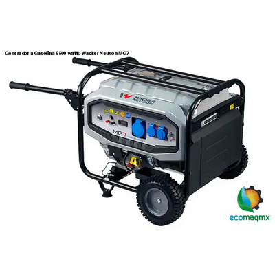 Generador a Gasolina 6500 watts Wacker Neuson MG7 -