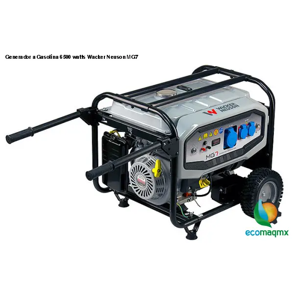 Generador a Gasolina 6500 watts Wacker Neuson MG7 -