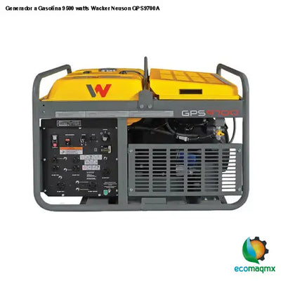 Generador a Gasolina 9500 watts Wacker Neuson GPS9700A -