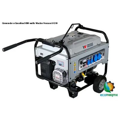 Generador a Gasolina 9500 watts Wacker Neuson MG10 -