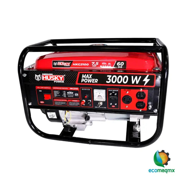 Generador A Gasolina Portátil 230cc 7.5 Hp 4 Tiempos 2800W