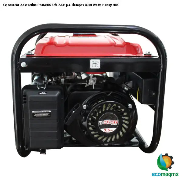 Generador A Gasolina Portátil 7.5 Hp 4 Tiempos 3000 Watts