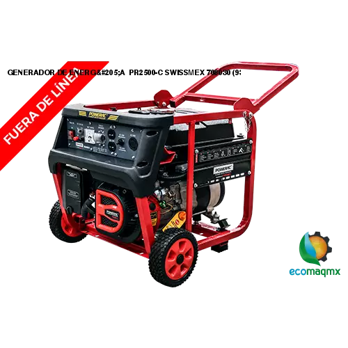 GENERADOR DE ENERGÍA PR2500-C SWISSMEX 708030 (935071)